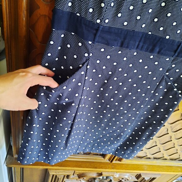 Tommy Hilfiger Vintage Sleeveless Sheath Dress with Pockets! - Navy, Size 4 - Picture 6 of 14